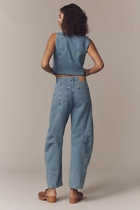 ALIGNE Courage Mid-Rise Barrel-Leg Jeans