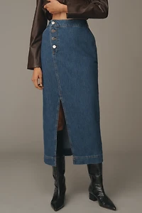 ALIGNE Asher Denim Midi Skirt
