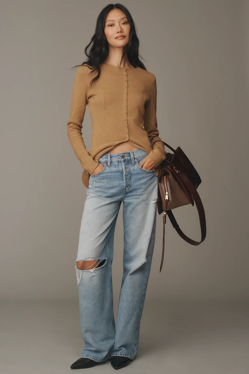 ALIGNE Daphne Waisted Cardigan Sweater