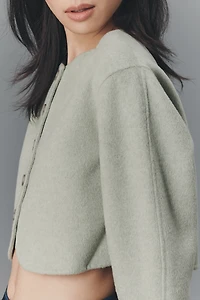 ALIGNE Angelina Wool Blend Crop Jacket