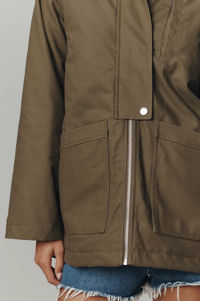 ALIGNE Oak Collared Coat