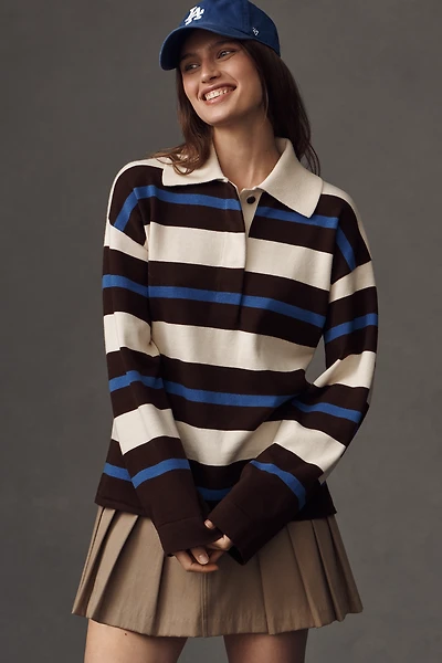 ALIGNE Ester Wool Cotton Rugby Pullover