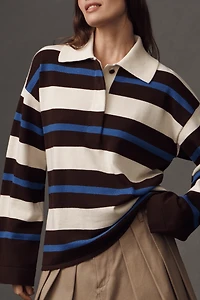 ALIGNE Ester Wool Cotton Rugby Pullover