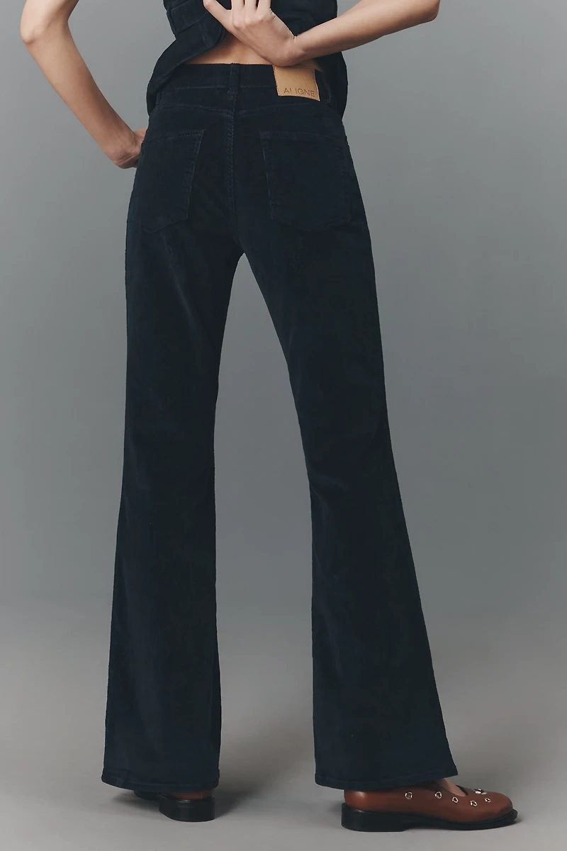 ALIGNE Slim Flare Cord Jeans