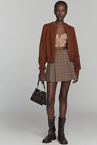 ALIGNE Tania Diamante Wool-Blend Cardigan Sweater