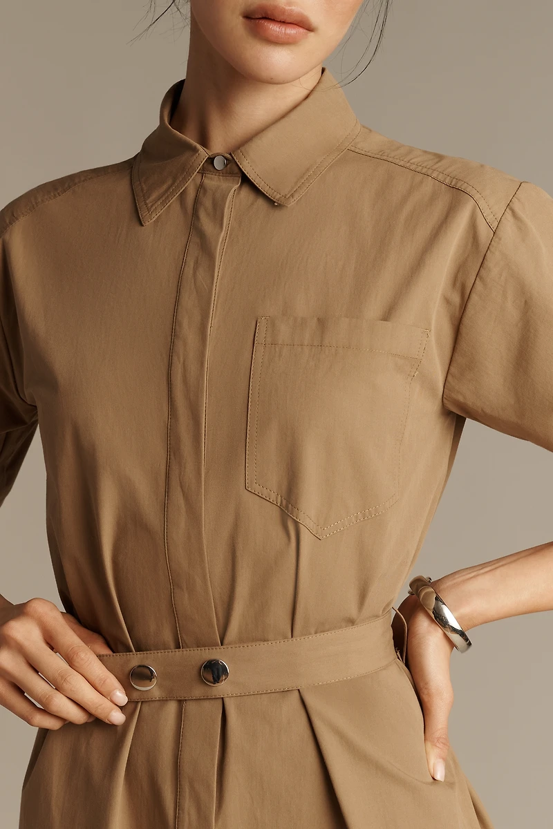 ALIGNE Reign Poplin Shirt Dress