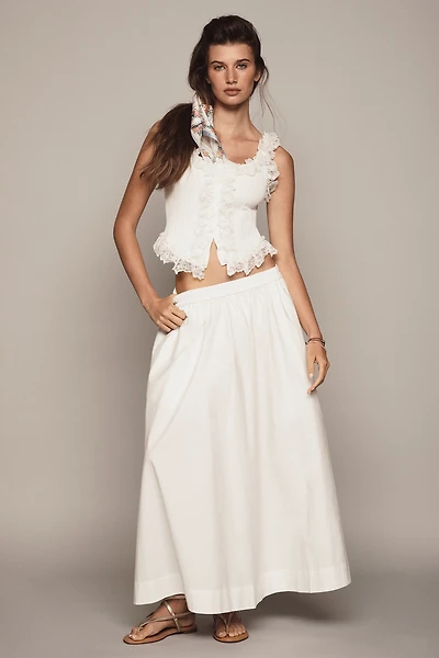 ALIGNE Natalie Poplin Maxi Skirt