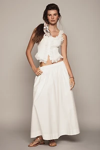 ALIGNE Natalie Poplin Maxi Skirt