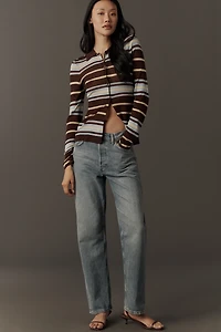 ALIGNE Sue Ellen Collared Button-Front Top