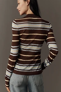 ALIGNE Sue Ellen Collared Button-Front Top