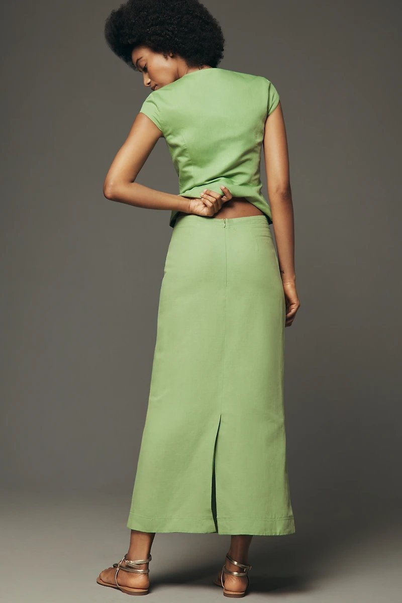 ALIGNE Mia Linen Maxi Skirt