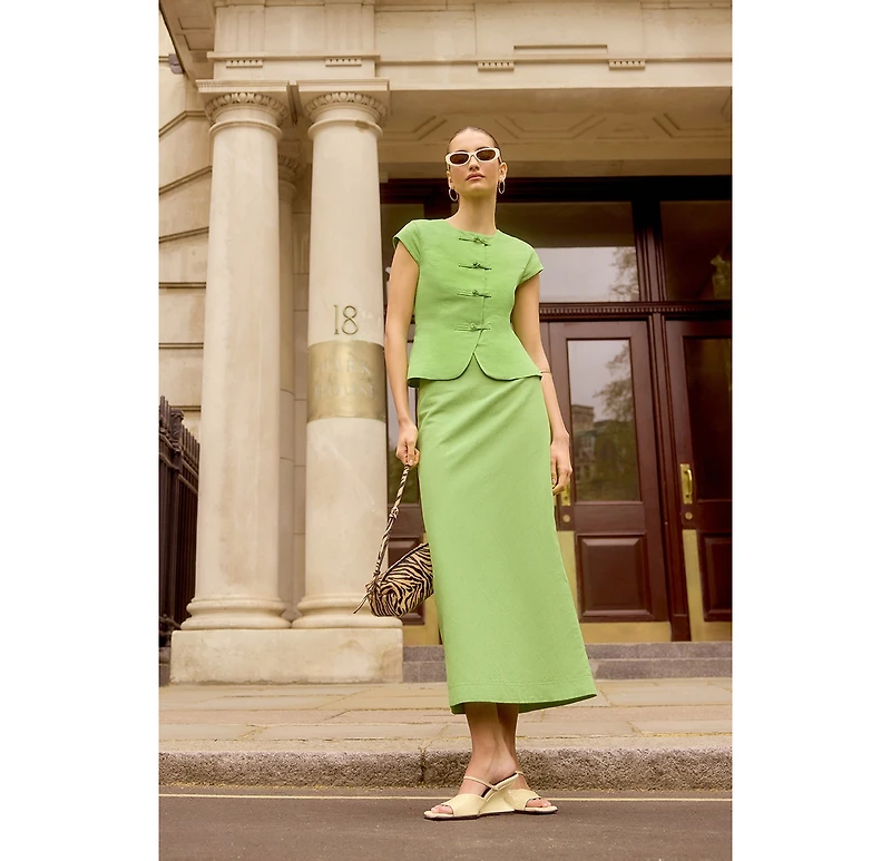 ALIGNE Mia Linen Maxi Skirt