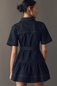 ALIGNE Amanda Cotton Denim Mini Dress