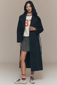 ALIGNE Elsa Organic Cotton Belted Trench Coat