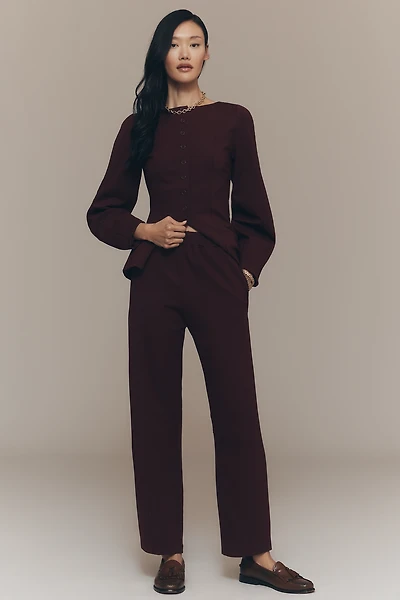 ALIGNE Ponte High-Rise Trousers