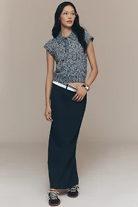 ALIGNE Lexi Short-Sleeve Polo Sweater