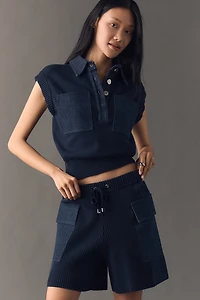 ALIGNE Denim Knit Shorts