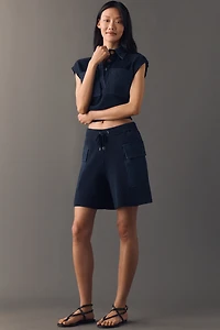 ALIGNE Denim Knit Shorts