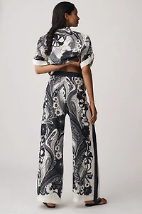 ALÉMAIS Mickey Linen Wide-Leg Pants
