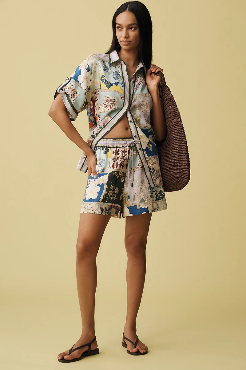 ALÉMAIS Bianca Linen Shorts