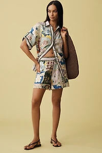 ALÉMAIS Bianca Linen Shorts