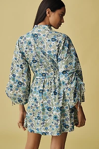 ALÉMAIS Pam Long-Sleeve Mini Dress