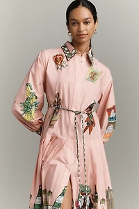 ALÉMAIS Contessa Cotton Midi Shirt Dress