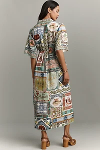 ALÉMAIS Tommasina Linen Shirt Dress