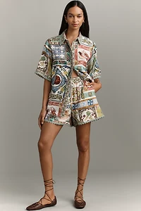 ALÉMAIS Tommasina Linen Buttondown Shirt