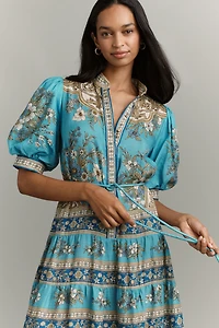 ALÉMAIS Cassie Tiered Midi Dress