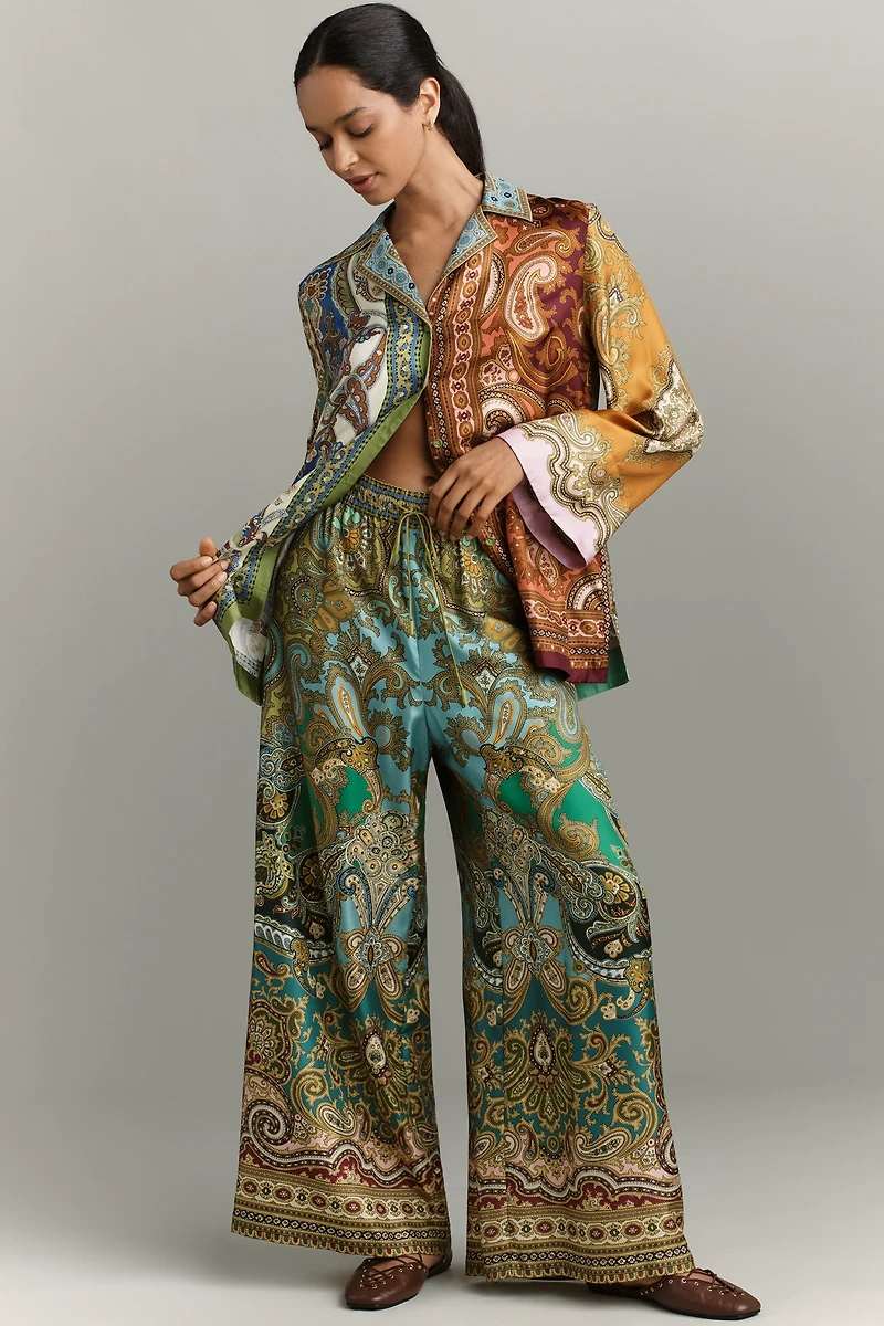 ALÉMAIS Clemenza Silk Pants