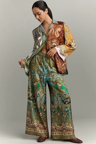 ALÉMAIS Clemenza Silk Pants