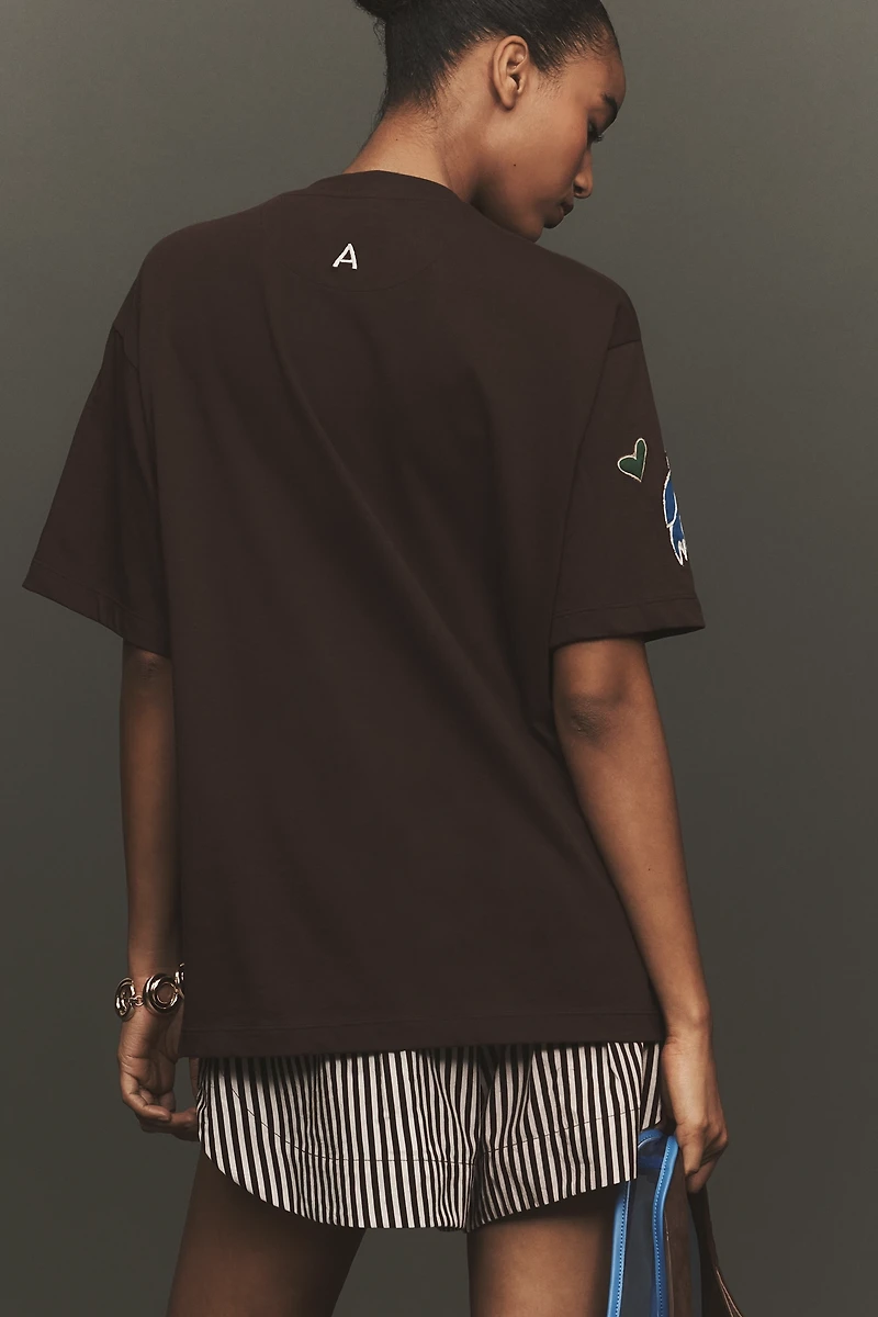 ALÉMAIS Sirocco Embroidered T-Shirt