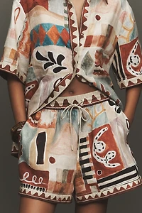 ALÉMAIS Michelle Linen Shorts