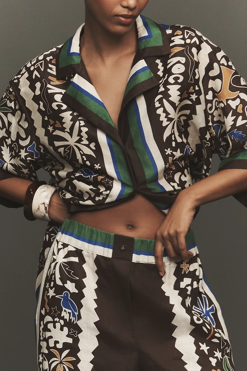 ALÉMAIS Maroc Relaxed Linen Pants