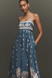 ALÉMAIS Acacia Sleeveless Linen Sundress