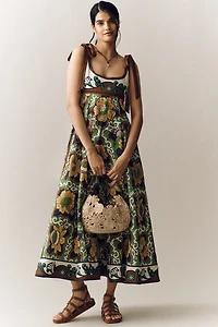 ALÉMAIS Liana European Linen Midi Dress