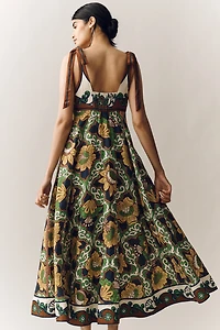 ALÉMAIS Liana European Linen Midi Dress