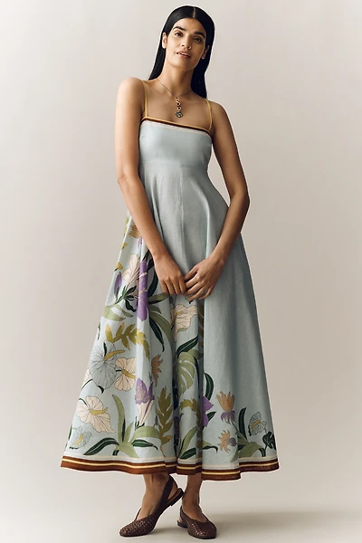 ALÉMAIS Alfie Linen Sleeveless A-Line Sundress