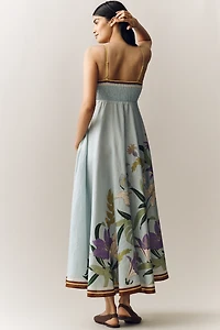 ALÉMAIS Alfie Linen Sleeveless A-Line Sundress