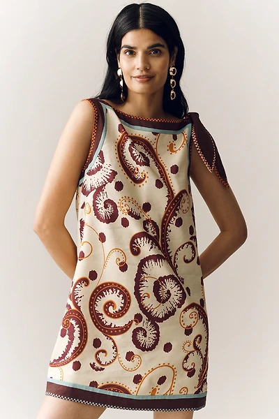 ALÉMAIS Wilson Linen Silk Mini Dress