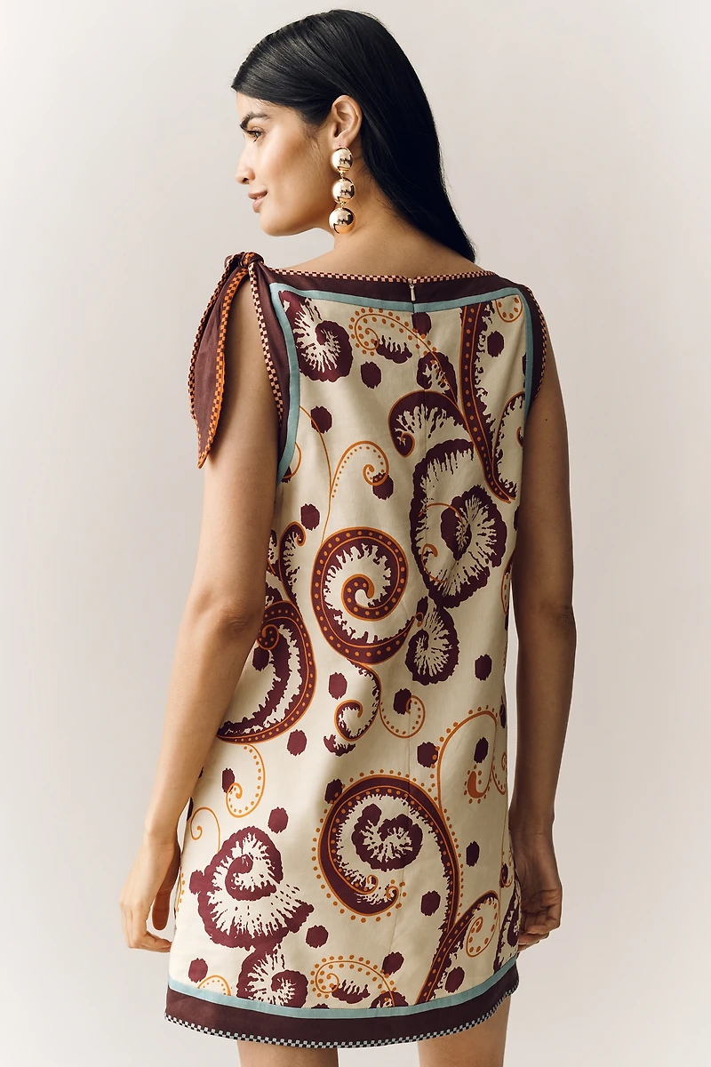 ALÉMAIS Wilson Linen Silk Mini Dress