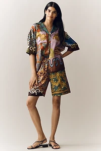 ALÉMAIS Arnie Silk Shorts