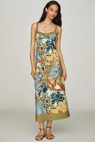 ALÉMAIS Solstice Cotton Poplin Midi Dress