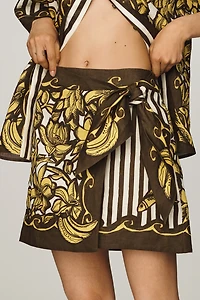 ALÉMAIS Mona Hemp Mini Sarong Skirt