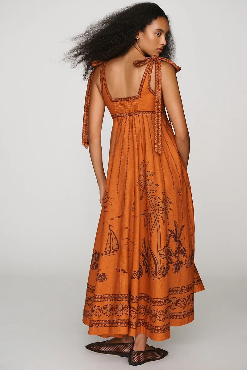 ALÉMAIS Boathouse Ballet Linen Dress