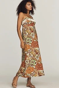 ALEMAIS Lana Linen Midi Dress