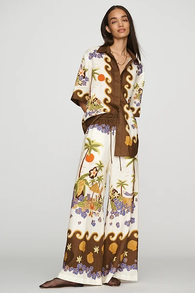 ALÉMAIS Island Cove Wide-Leg Pants