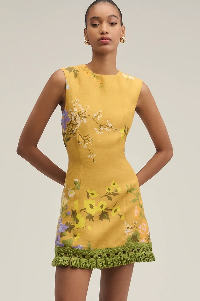 lovaan mathilda linen mini dress Lovaan Mathilda Linen Mini Dress