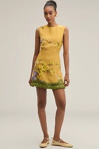 Lovaan Mathilda Linen Mini Dress